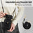 For iPhone 16 Pro Max Case Litchi Textured PU + TPU Phone Cover with Card Holder, Strap - Black - 6