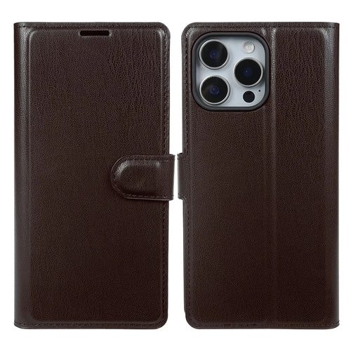 For iPhone 14 Pro Stand Case Biobased Eco-Friendly RPET RPVB Slim Phone Cover with Wallet - Wine Red - 1