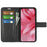 For Google Pixel 10 Stand Case Anti-Scratch Calf Texture Leather Phone Cover - Black - 2