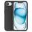 For iPhone 17e / 16e Case TPU + PC Matte Phone Back Cover - Black - 4