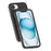 For iPhone 17e / 16e Case TPU + PC Matte Phone Back Cover - Black - 5