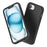 For iPhone 17e / 16e Case TPU + PC Matte Phone Back Cover - Black - 6
