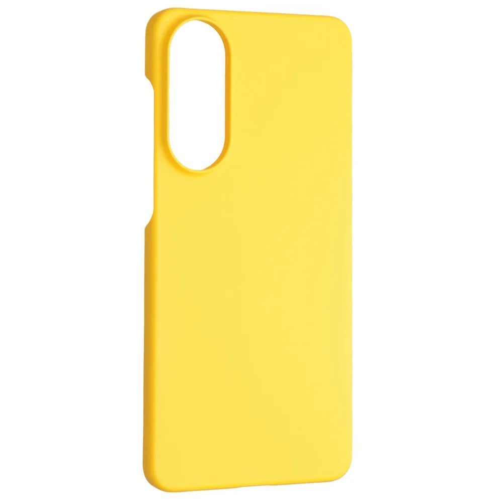 For Samsung Galaxy S25 Edge Case Hard PC Drop Proof Frosted Minimalist Phone Cover - Yellow - 2