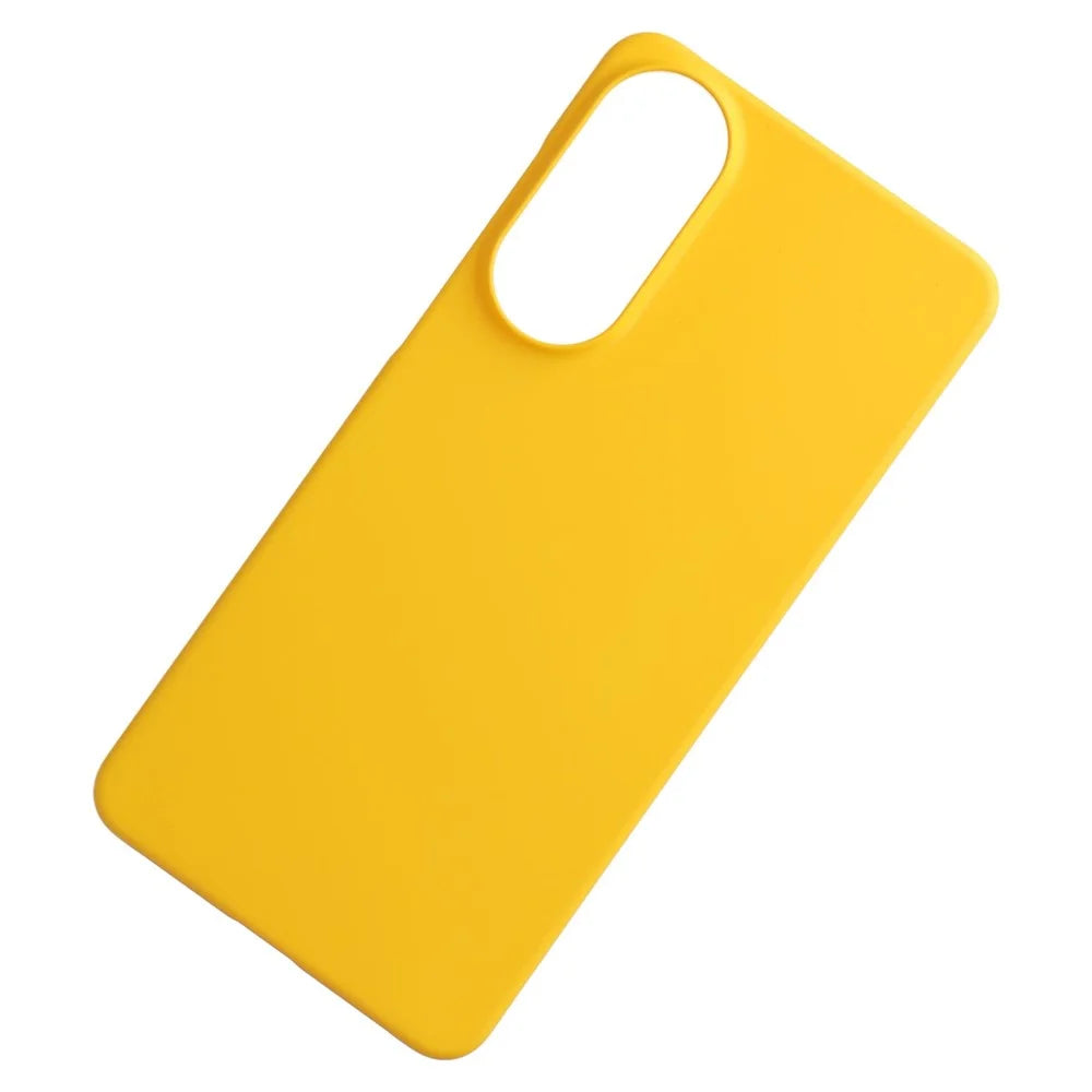 For Samsung Galaxy S25 Edge Case Hard PC Drop Proof Frosted Minimalist Phone Cover - Yellow - 5