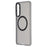 YOUNGKIT For Samsung Galaxy S25 Edge Matte Magnetic Case PET TPU Phone Cover - Transparent Black - 4