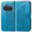 For Nothing Phone (3a) Case with Strap Butterfly Pattern PU Leather Wallet Phone Cover - Blue - 2