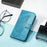 For Nothing Phone (3a) Case with Strap Butterfly Pattern PU Leather Wallet Phone Cover - Blue - 5