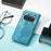 For Nothing Phone (3a) Case with Strap Butterfly Pattern PU Leather Wallet Phone Cover - Blue - 6
