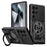For Samsung Galaxy S24 Ultra Magnetic Case Rotating Kickstand TPU + PC Phone Cover - Black - 1