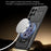 For Samsung Galaxy S24 Ultra Magnetic Case Rotating Kickstand TPU + PC Phone Cover - Black - 7