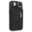 For iPhone 17e / 16e Case Zipper RFID Blocking Retro Leather + TPU Phone Cover with Kickstand - Black - 2
