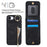 For iPhone 17e / 16e Case Zipper RFID Blocking Retro Leather + TPU Phone Cover with Kickstand - Black - 6