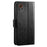 For Samsung Galaxy Xcover7 Case Stand Card Holder Wallet Leather Phone Cover - Black - 6