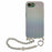 For iPhone 17e / 16e Case Gradient Glitter TPU Protective Phone Cover with Wrist Strap - Blue - 1