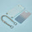 For iPhone 17e / 16e Case Gradient Glitter TPU Protective Phone Cover with Wrist Strap - Blue - 7