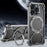 For iPhone 16 Pro Case Compatible with MagSafe Shockproof Aluminum Alloy Kickstand Phone Back Cover - 2