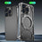 For iPhone 16 Pro Case Compatible with MagSafe Shockproof Aluminum Alloy Kickstand Phone Back Cover - 3
