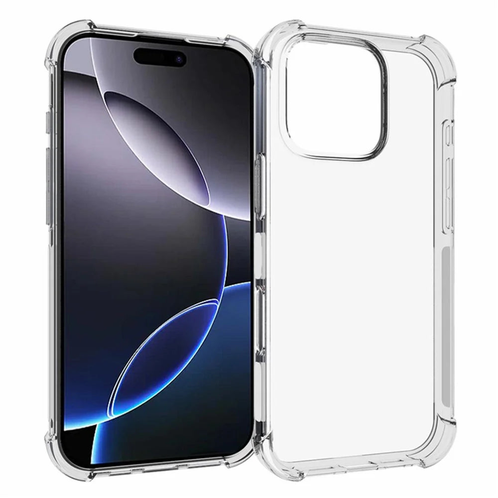 TYMEI For iPhone 16 Pro Max Case Four Corner Shockproof 1.5mm Clear Phone Cover - 1