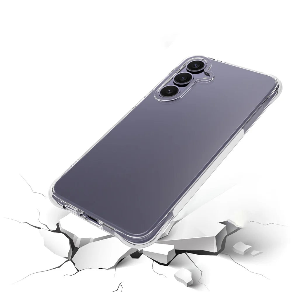 TYMEI TPU Case For Samsung Galaxy A18 5G / A18 4G / A17 5G / A17 4G / A16 4G / 5G Four Corner Shockproof 1.5mm Clear Phone Cover - 3