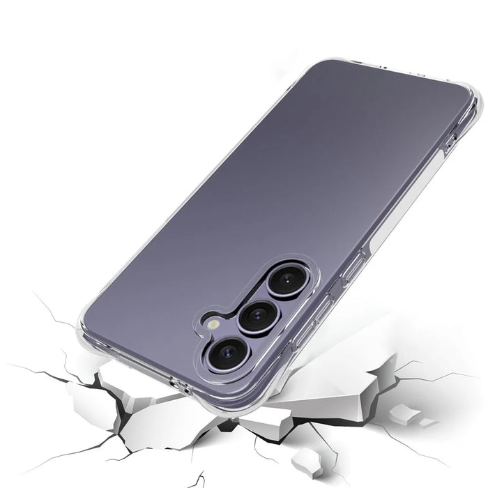 TYMEI For Samsung Galaxy S24 FE Case Four Corner Shockproof 1.5mm Clear Phone Cover - 2
