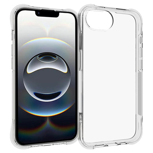 TYMEI For iPhone 17e / 16e Case Four Corner Shockproof 1.5mm Clear Phone Cover - 1