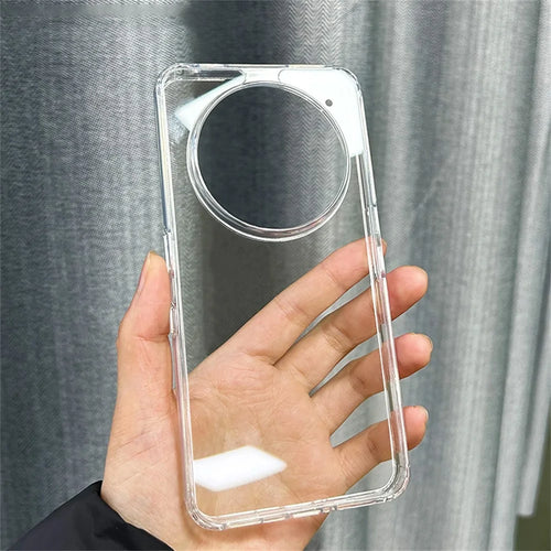 For Nothing Phone (3a) Pro Case Clear PC + TPU Anti-Scratch Phone Back Cover - 1