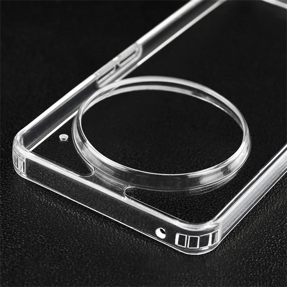 For Nothing Phone (3a) Pro Case Clear PC + TPU Anti-Scratch Phone Back Cover - 4