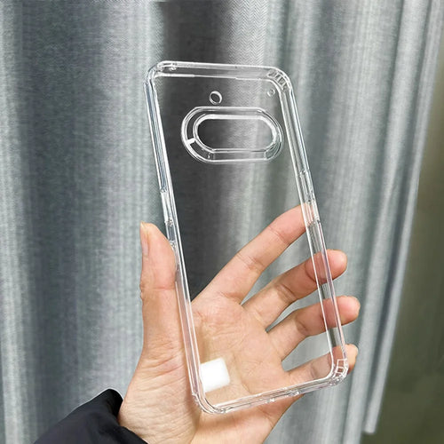 For Nothing Phone (3a) Case Clear PC + TPU Anti-Scratch Phone Back Cover - 1