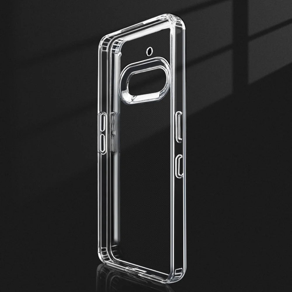For Nothing Phone (3a) Case Clear PC + TPU Anti-Scratch Phone Back Cover - 3