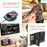 CASEME 008 Series for iPhone 14 Plus PU Leather Detachable Magnetic Handbag Phone Case Multi-Functional Zipper Pocket Wallet Stand Cover with Strap - Black - 7