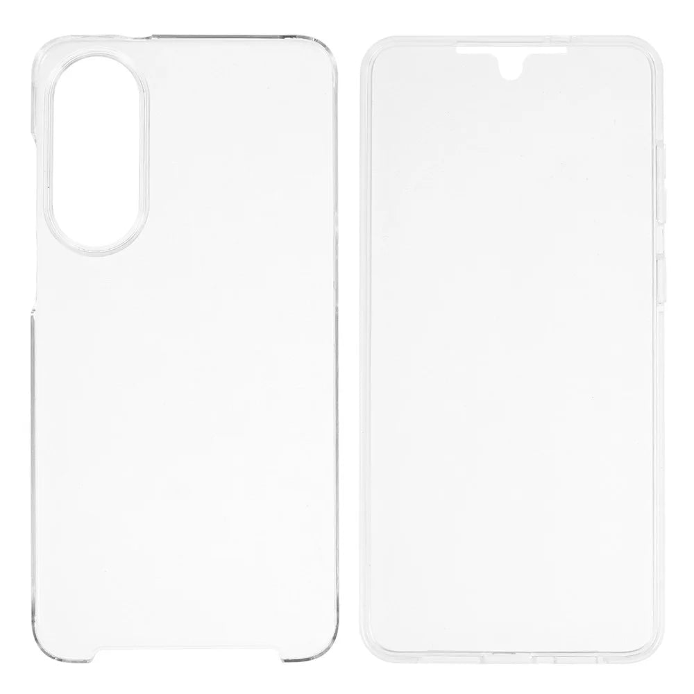 For Samsung Galaxy S25 Edge Case TPU Frame Clear Acrylic Back Phone Cover with PET Film - 2