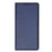 For Nothing Phone (3a) Pro Case L-Shaped Grid Pattern Leather Stand Phone Cover with Card Slots - Blue - 2
