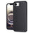 NILLKIN For iPhone 17e / 16e Magnetic Case Carbon Fiber Texture TPU + PC Shockproof Phone Cover - Black - 1