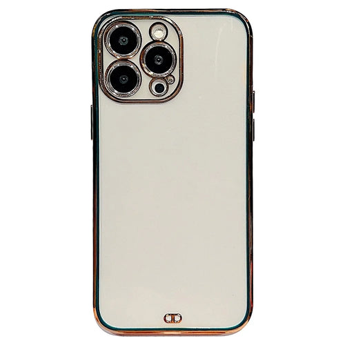 Cell Phone Case for iPhone 14 Pro, Anti-dust TPU Electroplating Mobile Phone Cover - Black - 1