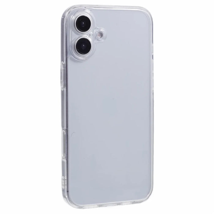 SHANWO For iPhone 16 Clear Phone Case 1.5mm Shockproof TPU Mobile Back Cover - 2