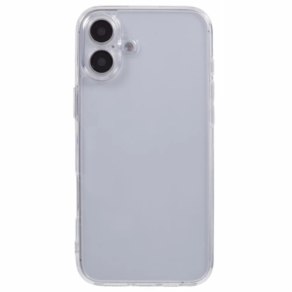SHANWO For iPhone 16 Plus Clear Phone Case 1.5mm Shockproof TPU Mobile Back Cover - 4