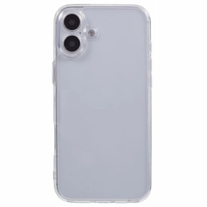 SHANWO For iPhone 16 Plus Clear Phone Case 1.5mm Shockproof TPU Mobile Back Cover - 4