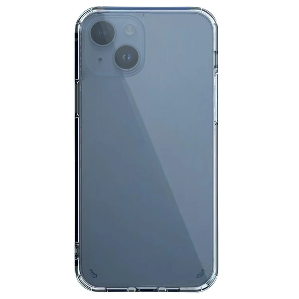 SHANWO For iPhone 15 Plus Clear Phone Case 1.5mm Shockproof TPU Mobile Back Cover - 1