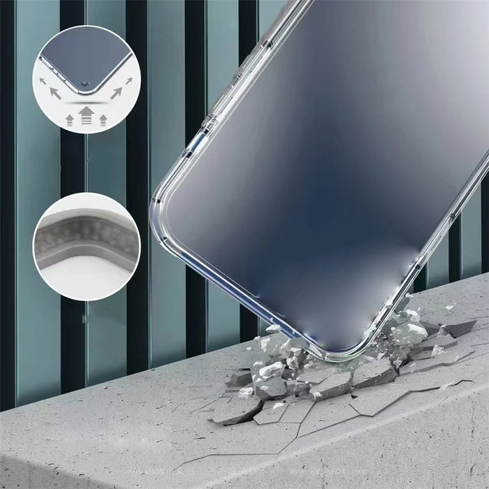 SHANWO For iPhone 15 Plus Clear Phone Case 1.5mm Shockproof TPU Mobile Back Cover - 4