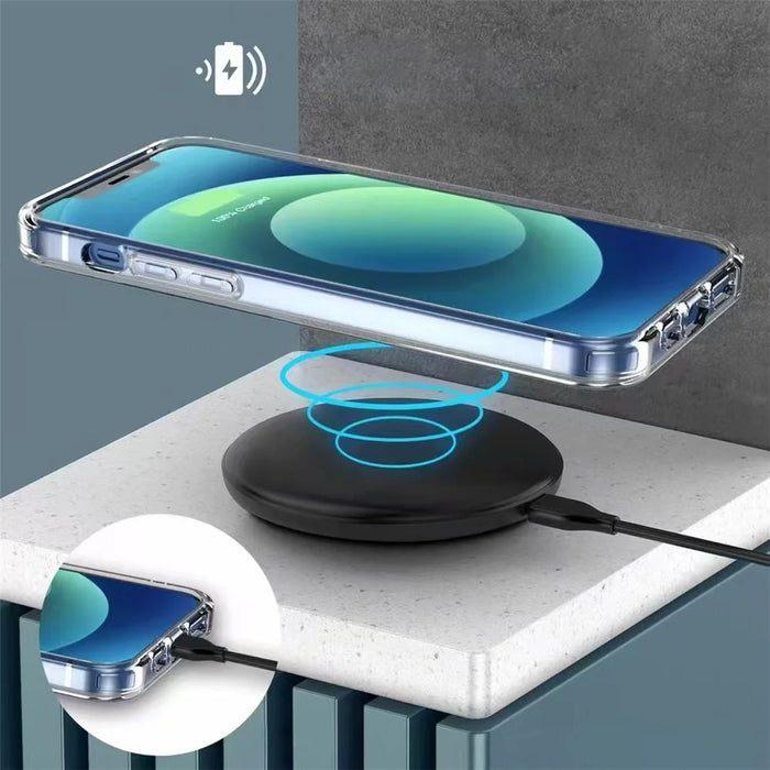 SHANWO For iPhone 12 Pro Max Clear Phone Case 1.5mm Shockproof TPU Mobile Back Cover - 5
