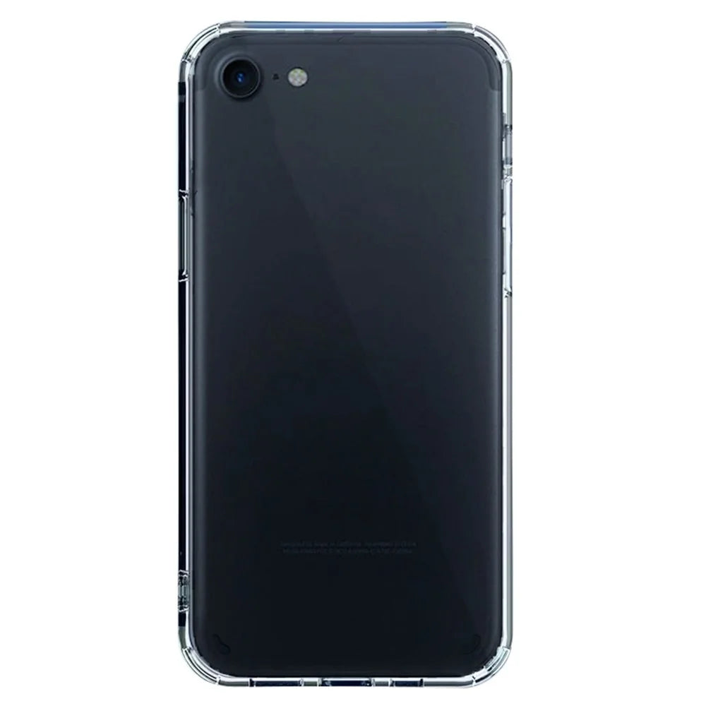 SHANWO For iPhone SE (2022)  /  (2020)  /  8  /  7 Clear Phone Case 1.5mm Shockproof TPU Mobile Back Cover - 1