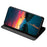 For iPhone 17e / 16e Card Holder Case PU Leather Magnetic Closing Phone Cover - Black - 3