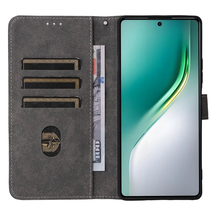 For TECNO Camon 40 Pro 4G  /  5G Case Wallet RFID Blocking PU Leather Cover Stand with Strap - Black - 2