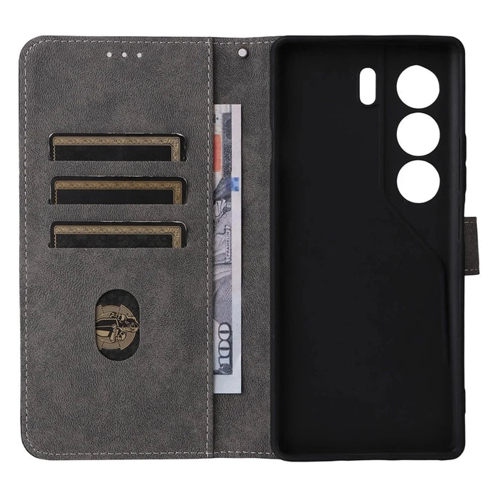 For TECNO Camon 40 Pro 4G  /  5G Case Wallet RFID Blocking PU Leather Cover Stand with Strap - Black - 3