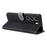 For TECNO Camon 40 Pro 4G  /  5G Case Wallet RFID Blocking PU Leather Cover Stand with Strap - Black - 5