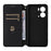 For Realme Neo7x 5G  /  P3 5G Case Wallet Rhombus Imprinted Leather Phone Cover - Red - 3