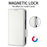 For ZTE Blade A35e (EU) (Z2466) Case with Wrist Strap Litchi Texture PU Leather Wallet Phone Cover - White - 5