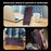 For Samsung Galaxy S25 Edge Magnetic Case with Folded Kickstand PC Silicone Leather Phone Back Cover - Dark Purple - 2