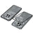 For Nothing Phone (3a) Pro Matte Case Aluminium Alloy + PC Phone Cover Pop-Up Snap Lock - Grey - 1