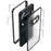 For Nothing Phone (3a) Matte Case Aluminium Alloy + PC Phone Cover Pop-Up Snap Lock - Black - 3